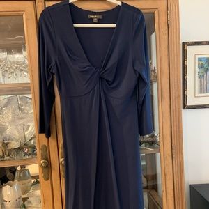 Tommy Bahama navy A-line dress.